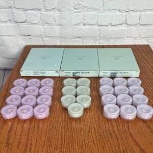 Partylite bundle of 31 tealights hydrangea, calm, hydrangea